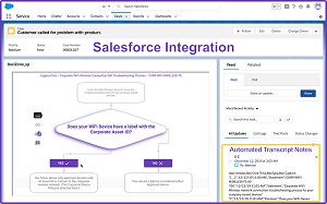 This is an image of DeciZone integration with Salesforce.