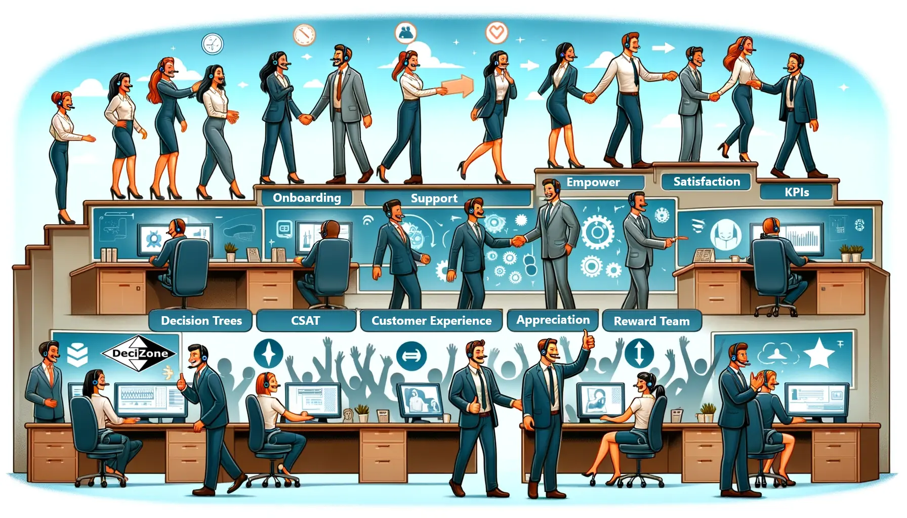 Training and empowering agents for high First Call Resolution.